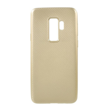 Gigapack Szilikon telefonvédő (karbon minta) ARANY [Samsung Galaxy S9 Plus (SM-G965)] (5996457747399) tok és táska