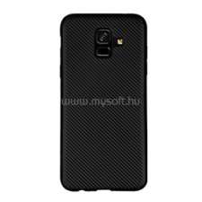 Gigapack Szilikon telefonvédő (karbon minta) FEKETE (GP-77280) tok és táska