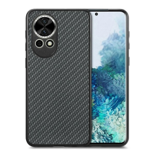 Gigapack Szilikon telefonvédő (karbon minta) FEKETE Huawei Nova 13 tok és táska