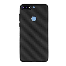 Gigapack Szilikon telefonvédő (karbon minta) FEKETE [Huawei Y7 Prime 2018 (Y7 2018)] (5996457797110) tok és táska