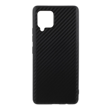 Gigapack Szilikon telefonvédő (karbon minta) FEKETE [Samsung Galaxy A42 5G (SM-A425F)] (5996591037882) tok és táska