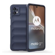 Gigapack Szilikon telefonvédő (közepesen ütésálló, kamera védelem, 3D minta) SÖTÉTKÉK Motorola Moto G32 (XT2235) tok és táska
