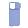 Gigapack Szilikon telefonvédő (matt, mikrofiber plüss belső, kamera védelem) LILA Apple iPhone 15 Pro Max