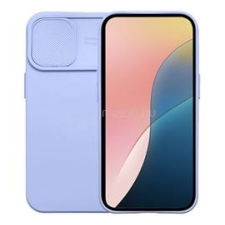 Gigapack Szilikon telefonvédő (matt, mikrofiber plüss belső, kameravédő) LILA (GP-148532) tok és táska