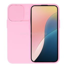 Gigapack Szilikon telefonvédő (matt, mikrofiber plüss belső, kameravédő) RÓZSASZÍN (GP-167061) tok és táska
