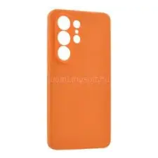 Gigapack Szilikon telefonvédő (matt, mikrofiber plüss karcolásmentesítő belső, prémium) NARANCSSÁRGA (GP-191432) tok és táska