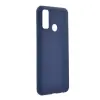 Gigapack Szilikon telefonvédő (matt, mikrofiber plüss karcolásmentesítő belső, prémium) SÖTÉTKÉK