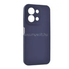 Gigapack Szilikon telefonvédő (matt, mikrofiber plüss karcolásmentesítő belső, prémium) SÖTÉTKÉK (GP-191455) tok és táska