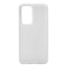 Gigapack Szilikon telefonvédő (műanyag belső, csillogó hátlap) EZÜST Huawei P40 tok és táska