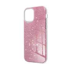 Gigapack Szilikon telefonvédő (műanyag belső, csillogó hátlap) rózsaszín gp-144993 tok és táska