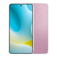 Gigapack Szilikon telefonvédő (műanyag belső, csillogó hátlap) RÓZSASZÍN Xiaomi Redmi 15C 4G tok és táska