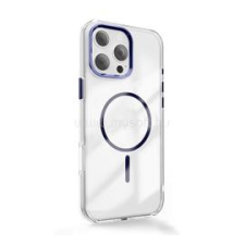 Gigapack Szilikon telefonvédő (műanyag hátlap, kameravédő, MagSafe, légpárnás sarok) SÖTÉTKÉK (GP-177286) tok és táska