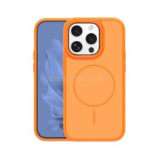 Gigapack Szilikon telefonvédő (műanyag hátlap, ütésállóság, légpárnás sarok, kameravédő, MagSafe) NARANCSSÁRGA (GP-181543) tok és táska