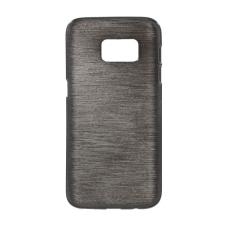 Gigapack Szilikon telefonvédő (szálcsiszolt minta) FEKETE [Samsung Galaxy S7 (SM-G930)] (5996457618439) mobiltelefon kellék