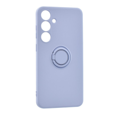 Gigapack Szilikon telefonvédő (telefontartó gyűrű, mikrofiber plüss belső, beépített fémlemez, kamera védelem) LILA tok és táska