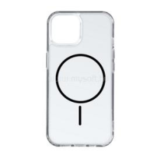 Gigapack Szilikon telefonvédő (ultravékony, műanyag hátlap, MagSafe, légpárnás sarok) FEKETE (GP-171547) tok és táska
