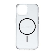 Gigapack Szilikon telefonvédő (ultravékony, műanyag hátlap, MagSafe, légpárnás sarok) FEKETE (GP-173605) tok és táska