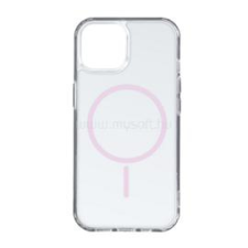 Gigapack Szilikon telefonvédő (ultravékony, műanyag hátlap, MagSafe, légpárnás sarok) RÓZSASZÍN (GP-171569) tok és táska