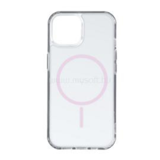 Gigapack Szilikon telefonvédő (ultravékony, műanyag hátlap, MagSafe, légpárnás sarok) RÓZSASZÍN (GP-180092) tok és táska