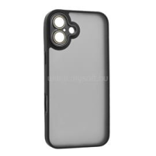 Gigapack Szilikon telefonvédő (ütésállóság, akril hátlap, kameravédő) FEKETE (GP-160101) tok és táska