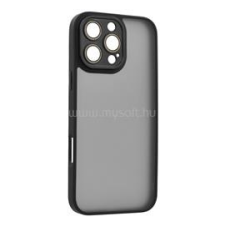 Gigapack Szilikon telefonvédő (ütésállóság, akril hátlap, kameravédő) FEKETE (GP-160104) tok és táska