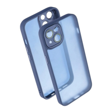 Gigapack Szilikon telefonvédő (ütésállóság, akril hátlap, kameravédő) SÖTÉTKÉK Apple iPhone 13 tok és táska