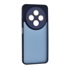 Gigapack Szilikon telefonvédő (ütésállóság, akril hátlap, kameravédő) SÖTÉTKÉK Xiaomi Redmi 14C 4G tok és táska