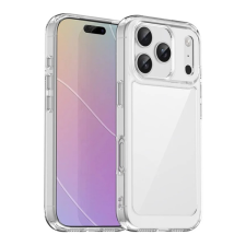 Gigapack Szilikon telefonvédő (ütésállóság, átlátszó hátlap) ÁTLÁTSZÓ Apple iPhone 17 Pro tok és táska
