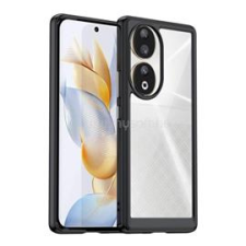 Gigapack Szilikon telefonvédő (ütésállóság, átlátszó hátlap) FEKETE (GP-146727) tok és táska