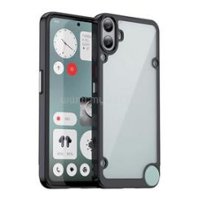 Gigapack Szilikon telefonvédő (ütésállóság, átlátszó hátlap) FEKETE (GP-167744) tok és táska