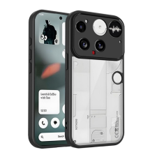 Gigapack Szilikon telefonvédő (ütésállóság, átlátszó hátlap) FEKETE Nothing Phone (3) tok és táska