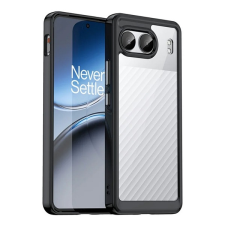 Gigapack Szilikon telefonvédő (ütésállóság, átlátszó hátlap) FEKETE OnePlus Nord 4 tok és táska