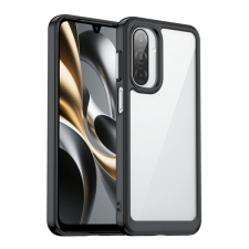 Gigapack Szilikon telefonvédő (ütésállóság, átlátszó hátlap) FEKETE Samsung Galaxy A17 5G (SM-A176) tok és táska