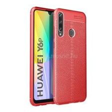 Gigapack Szilikon telefonvédő (ütésállóság, bőr hatású, varrás minta) PIROS (GP-97987) tok és táska