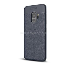 Gigapack Szilikon telefonvédő (ütésállóság, bőr hatású, varrás minta) SÖTÉTKÉK (GP-74463) tok és táska