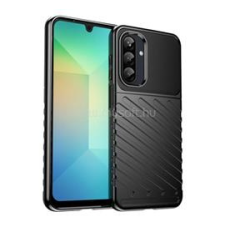 Gigapack Szilikon telefonvédő (ütésállóság, csíkos, dombor minta) FEKETE (GP-165136) tok és táska