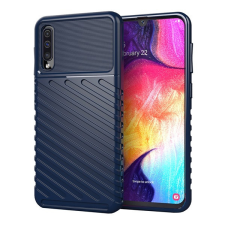 Gigapack Szilikon telefonvédő (ütésállóság, csíkos, dombor minta) SÖTÉTKÉK tok és táska