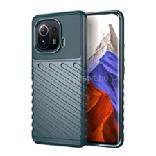 Gigapack Szilikon telefonvédő (ütésállóság, csíkos, dombor minta) SÖTÉTZÖLD (GP-107247) tok és táska