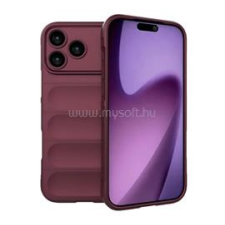 Gigapack Szilikon telefonvédő (ütésállóság, kameravédő, 3D) BORDÓ (GP-173630) tok és táska