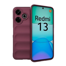 Gigapack Szilikon telefonvédő (ütésállóság, kameravédő, 3D) BORDÓ Xiaomi Redmi 13 tok és táska
