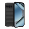 Gigapack Szilikon telefonvédő (ütésállóság, kameravédő, 3D) FEKETE Google Pixel 10 Pro, Pixel 10