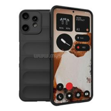 Gigapack Szilikon telefonvédő (ütésállóság, kameravédő, 3D) FEKETE (GP-176269) tok és táska