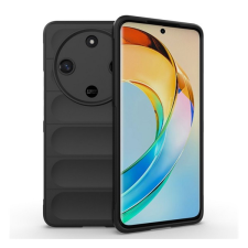 Gigapack Szilikon telefonvédő (ütésállóság, kameravédő, 3D) FEKETE Honor Magic6 Lite 5G tok és táska