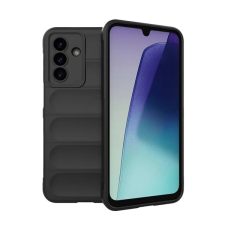 Gigapack Szilikon telefonvédő (ütésállóság, kameravédő, 3D) FEKETE Samsung Galaxy A17 5G (SM-A176) tok és táska