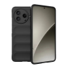 Gigapack Szilikon telefonvédő (ütésállóság, kameravédő, 3D) FEKETE Xiaomi Poco F7 Pro