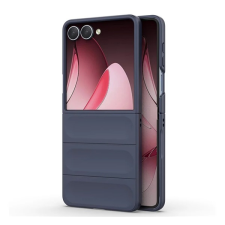 Gigapack Szilikon telefonvédő (ütésállóság, kameravédő, 3D) SÖTÉTKÉK Samsung Galaxy Z Flip7 (SM-F766) tok és táska