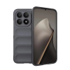 Gigapack Szilikon telefonvédő (ütésállóság, kameravédő, 3D) SÖTÉTSZÜRKE Xiaomi 15T
