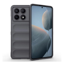 Gigapack Szilikon telefonvédő (ütésállóság, kameravédő, 3D) SÖTÉTSZÜRKE Xiaomi Poco X6 Pro 5G tok és táska