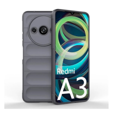 Gigapack Szilikon telefonvédő (ütésállóság, kameravédő, 3D) SÖTÉTSZÜRKE Xiaomi Redmi A3 tok és táska