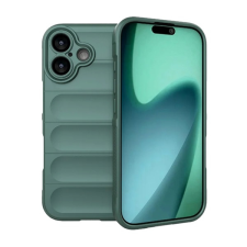 Gigapack Szilikon telefonvédő (ütésállóság, kameravédő, 3D) SÖTÉTZÖLD Apple iPhone 17 tok és táska